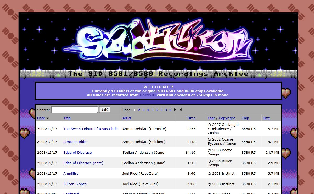 SID.OTH4.COM - The SID 6581/8580 Recordings Archive