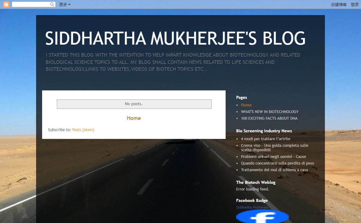SIDDHARTHA MUKHERJEE'S BLOG