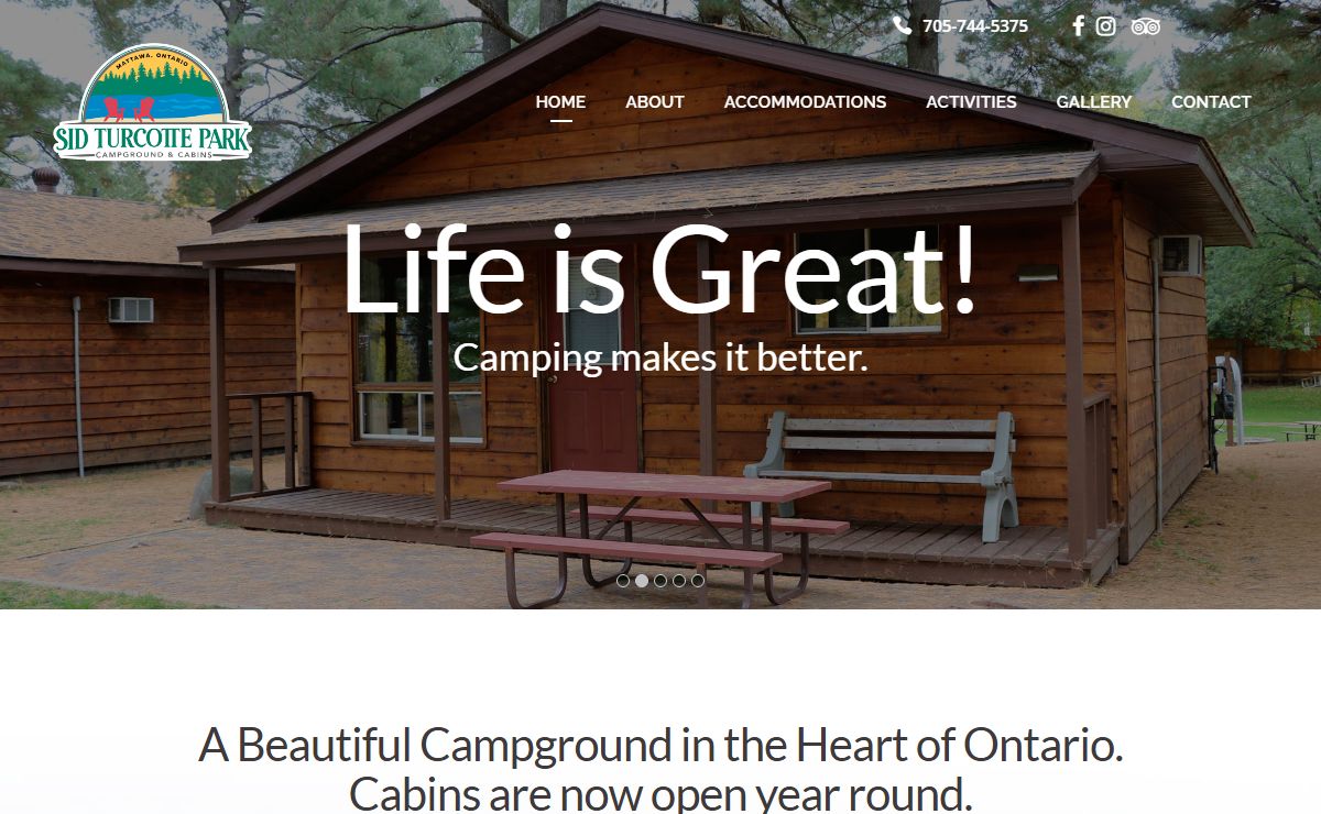 Sid Turcotte Park | Camping & Cottage Resort