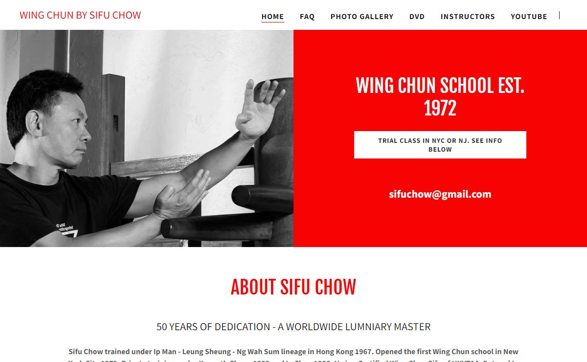 Wing Chun by Sifu Chow