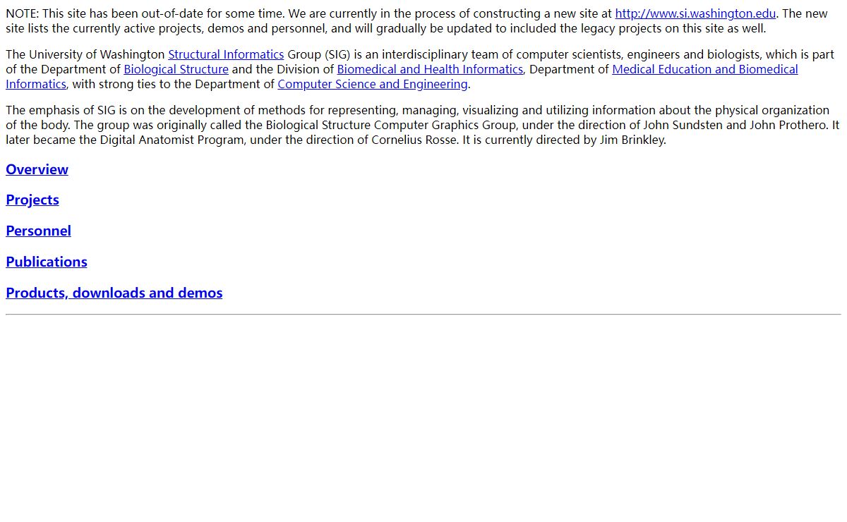Structural Informatics Group