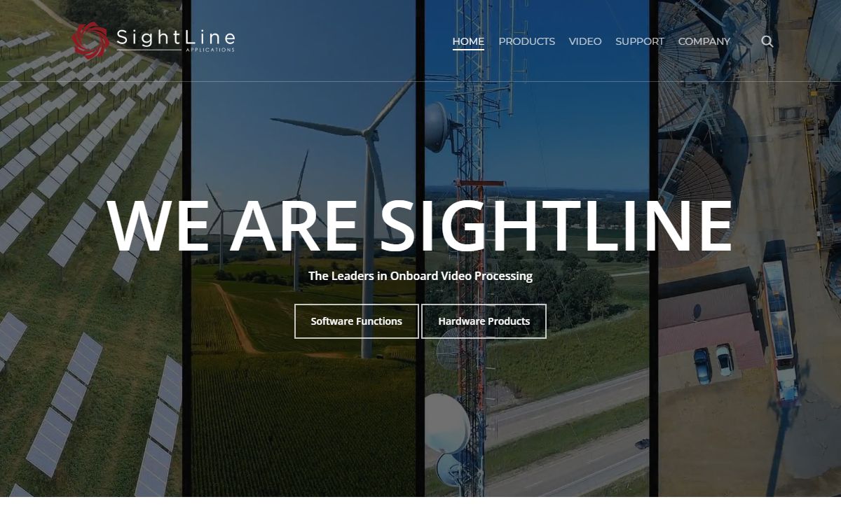 SightLine Applications - The Leaders In Onboard Video Processing