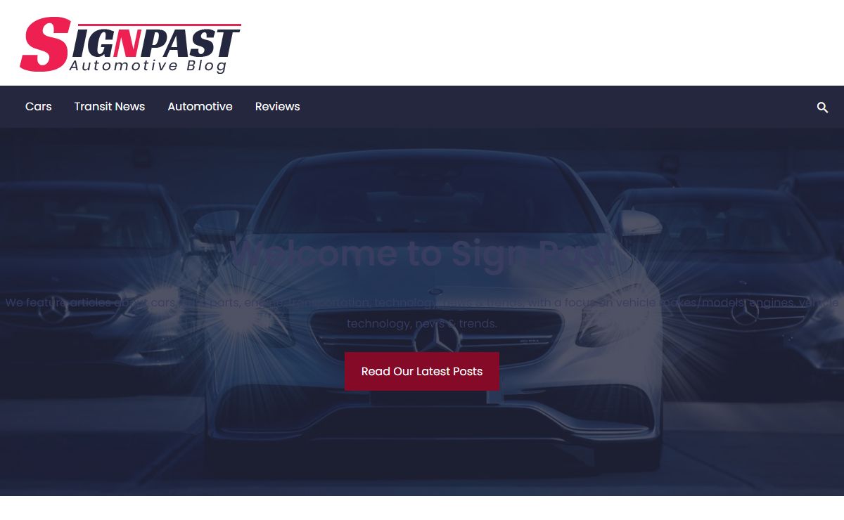 Stay Ahead of the Curve about Automobile Industry: Sign Past