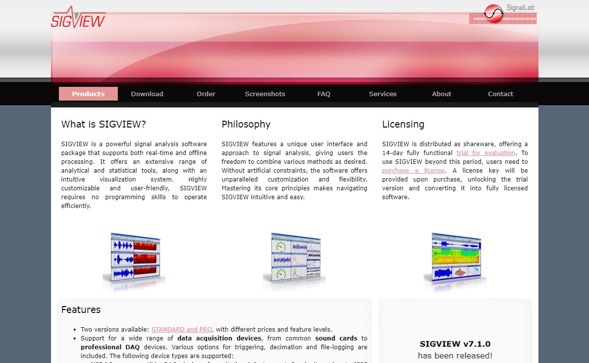 SIGVIEW Spectral Analysis Software – Features & Benefits - SIGVIEW Signal & Spectrum Analyzer