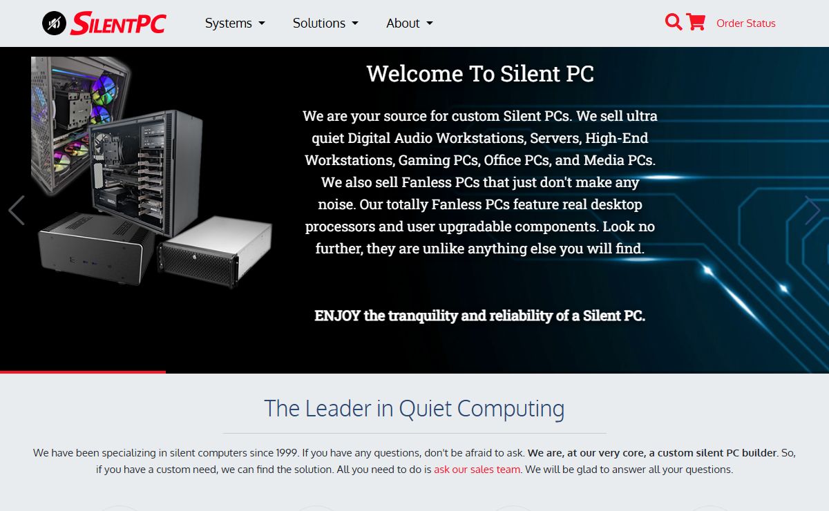 Silent PC | Fanless PCs and Quiet Servers