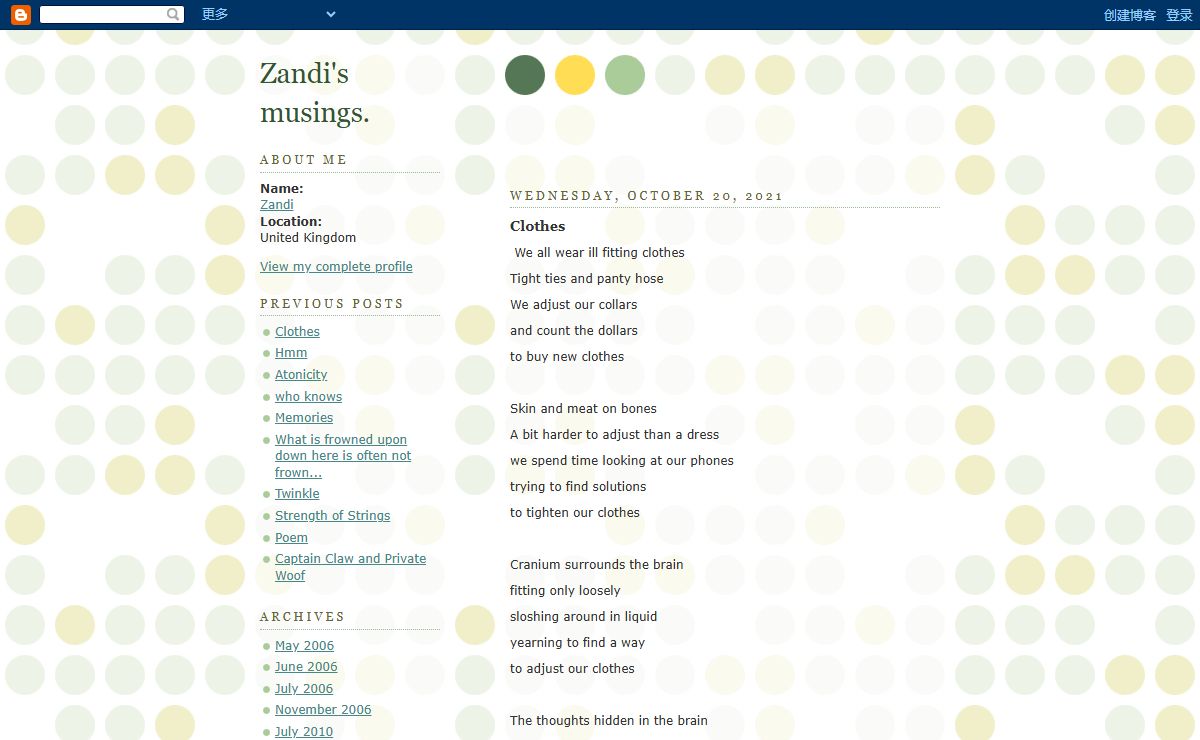 Zandi's musings.