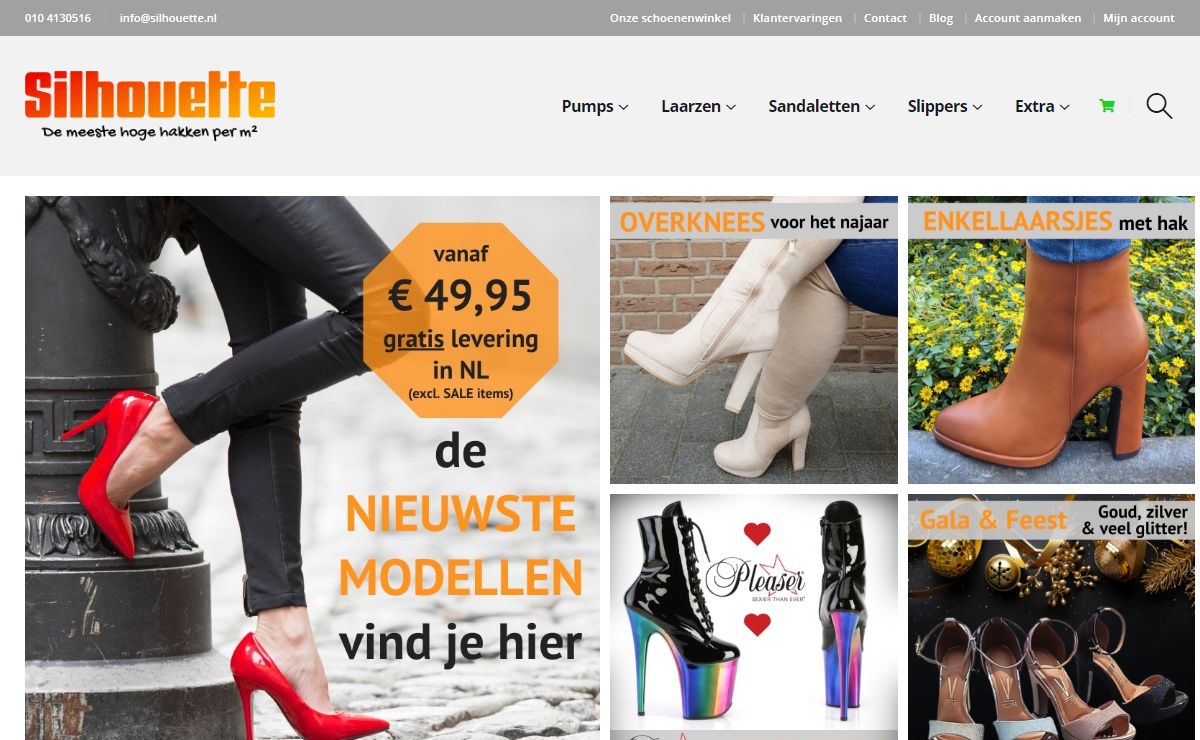 Silhouette | Dé winkel met de meeste hoge hakken per m²!