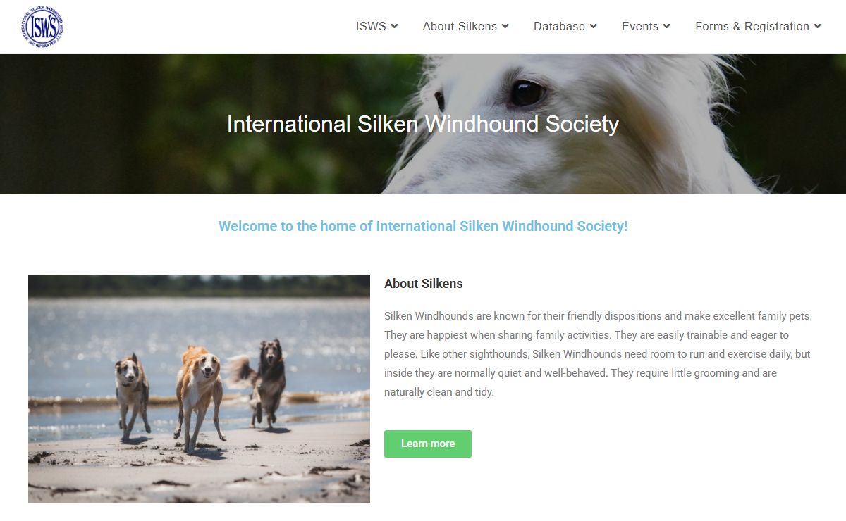 ISWS – Serving Silken Windhounds Worldwide