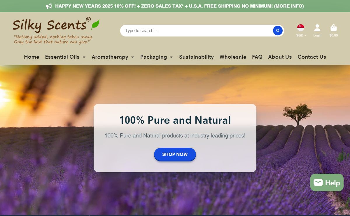 Silky Scents Essential Oils, Organic Soaps, Body Care & more! FREE SHI