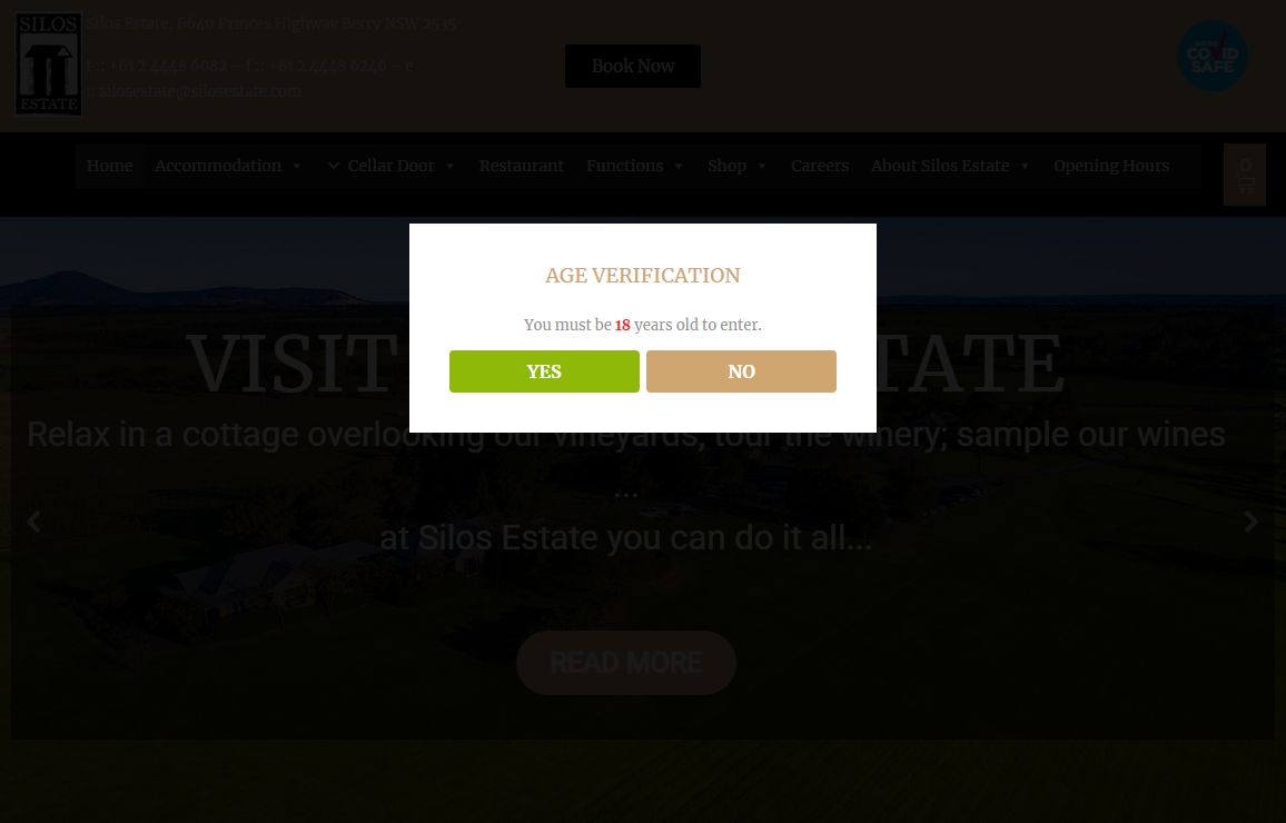 Silos Estate Berry: Winery with award winning cellar door and accommodation - Silos Estate