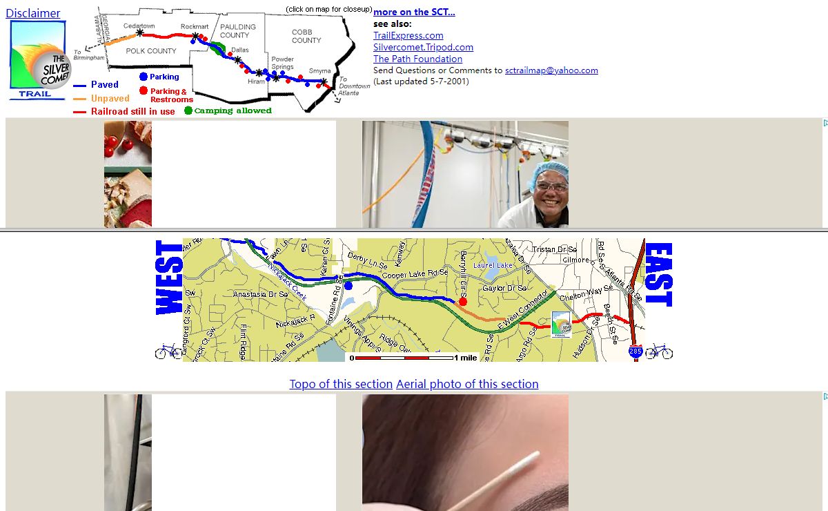 Silver Comet Trail Map