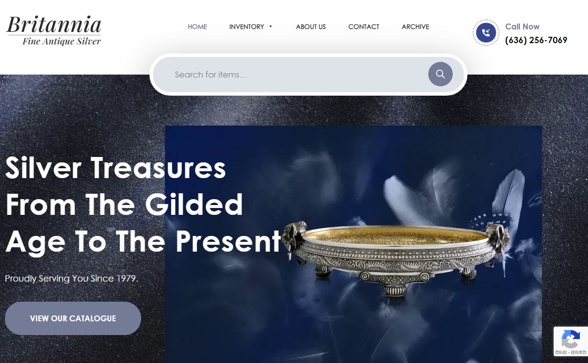Britannia Fine Antique Silver specializing in rare and unique antique sterling silver est 1979