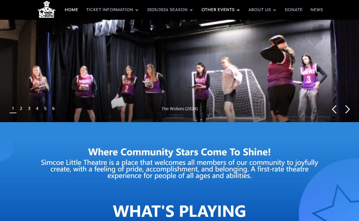 - Simcoe Little Theatre