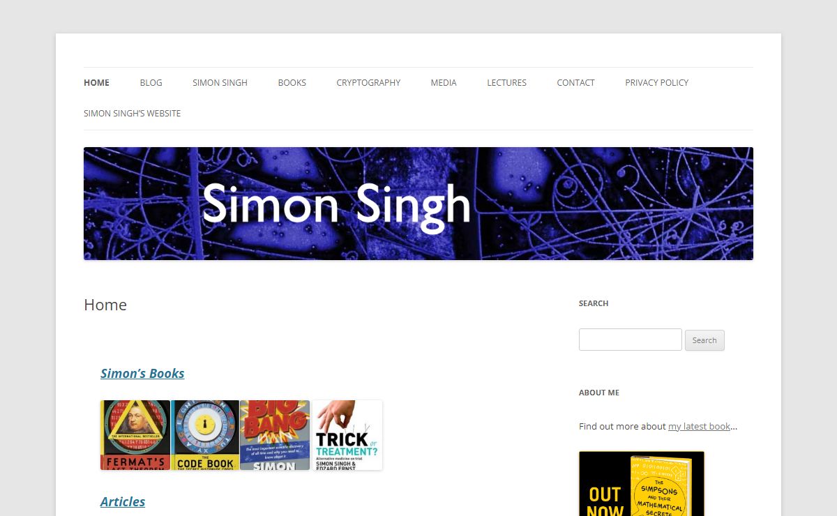 Simon Singh | simonsingh.net