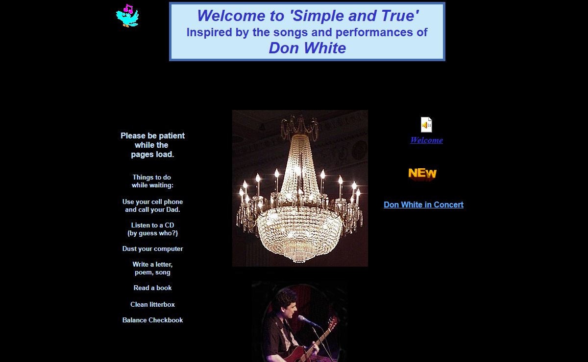 Don White Fans - Simple and True Index