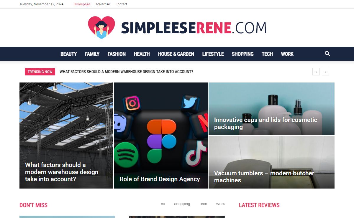 Homepage - SimpleeSerene.com