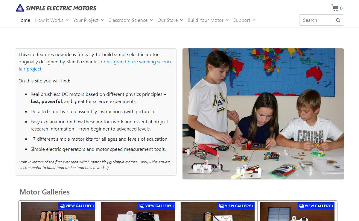 Simple Electric Motors | Award-winning Science Projects