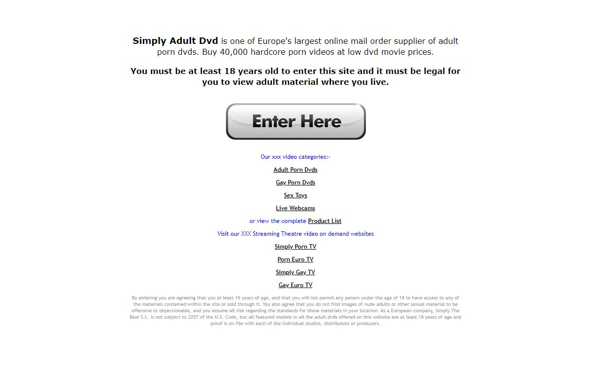Simply Adult Dvd - 40,000 adult porn xxx dvds to buy online