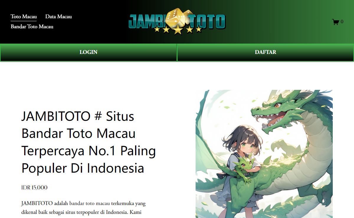 JAMBITOTO # Situs Bandar Toto Macau Terpercaya No.1 Paling Populer Di Indonesia