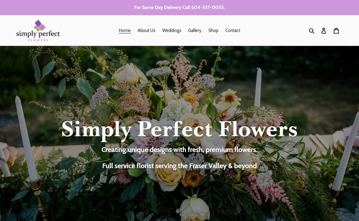 Simply Perfect Flowers – Simply Perfect Flowers Inc