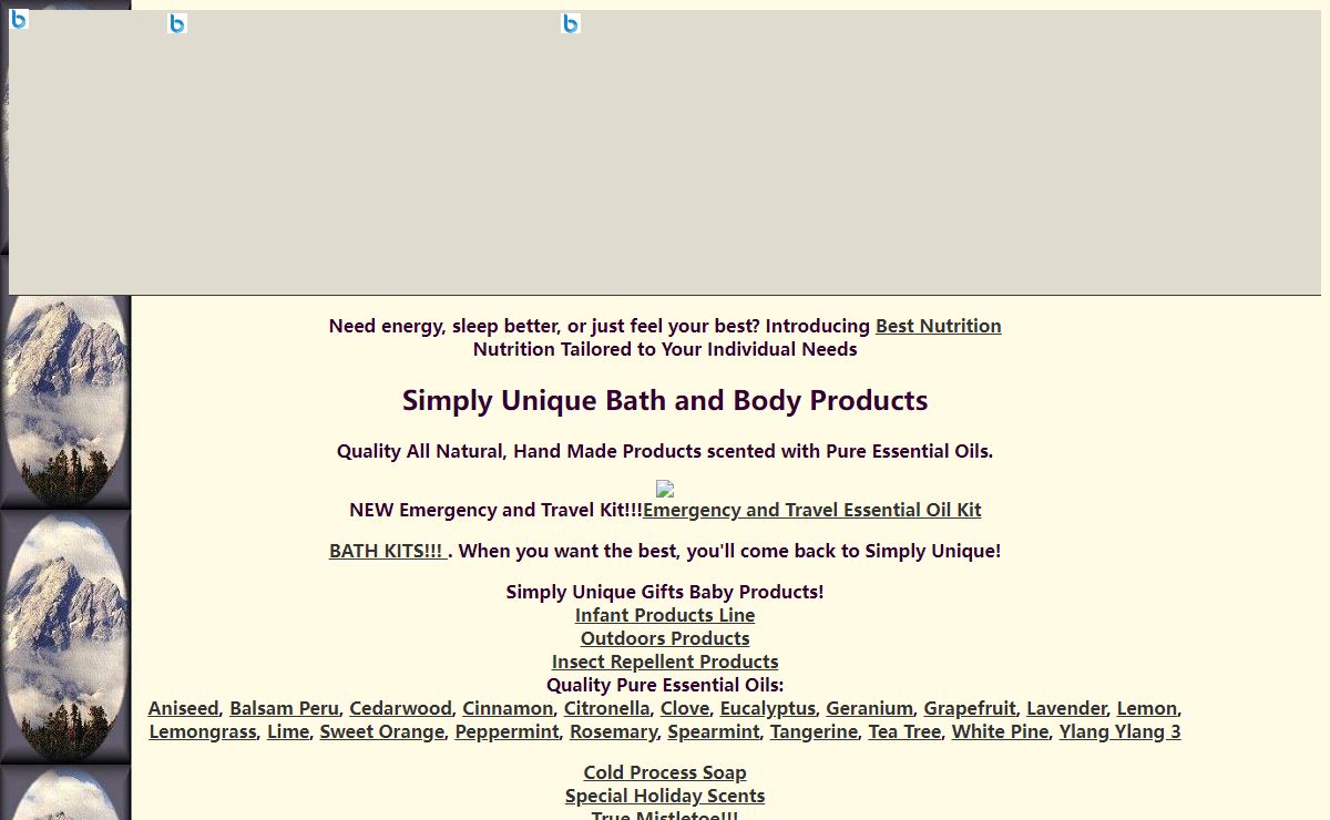 ALL NATURAL BATH & BODY PRODUCTS