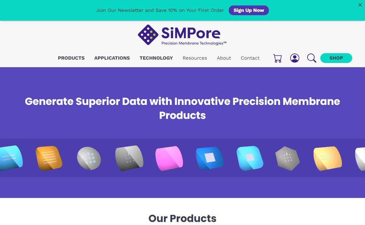 SiMPore Inc. | Nanomembrane Technology and Fabrication