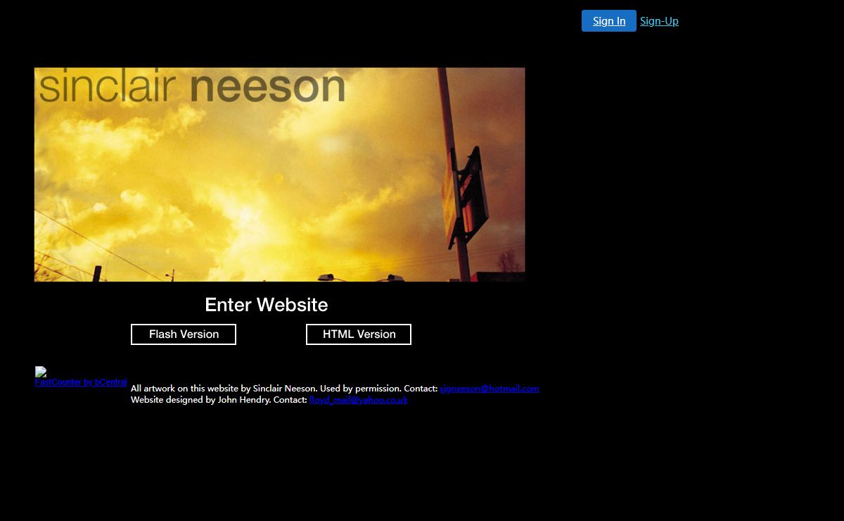 Sinclair Neeson Website