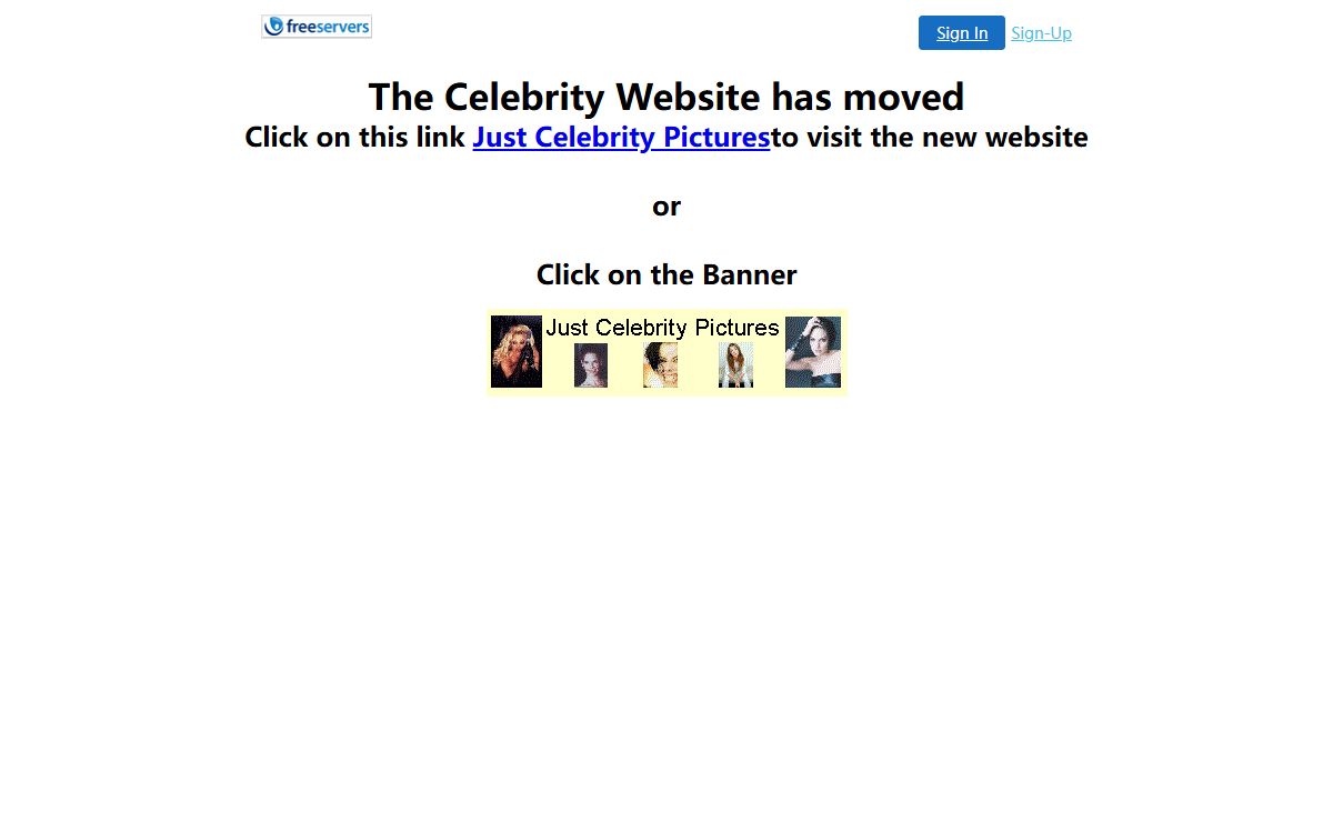 Just Celebrity Pictures Re-direct