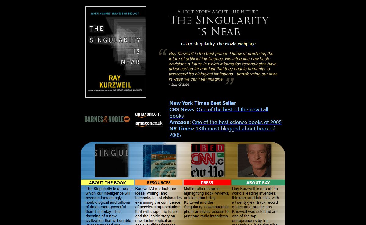The Singularity is Near » Homepage