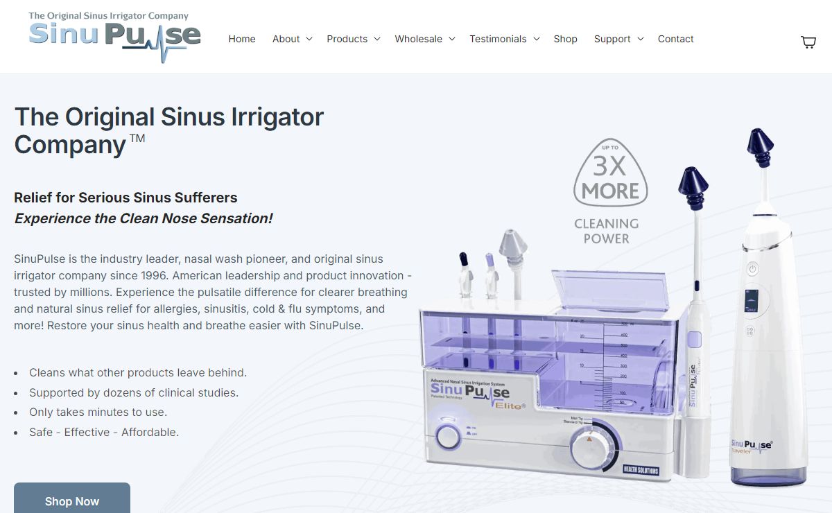 Nasal Irrigation System – SinuPulse