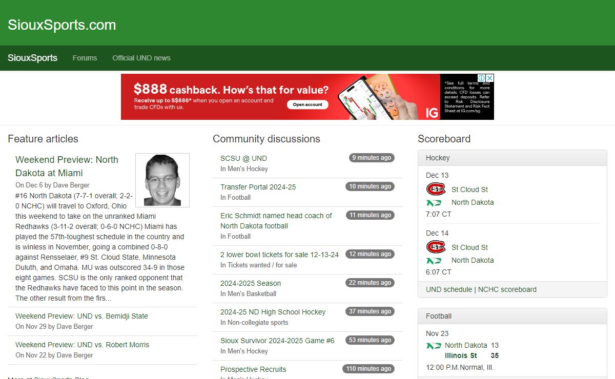 SiouxSports.com - UND Sports