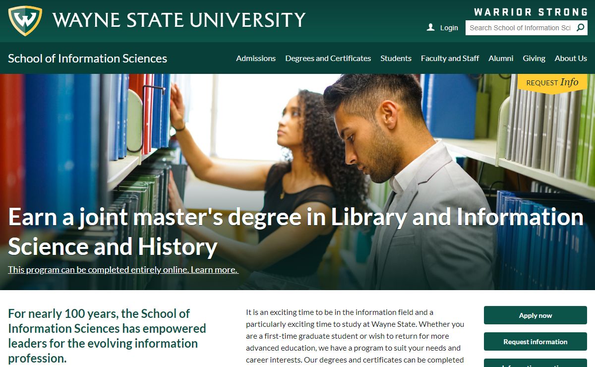 School of Information Sciences - Wayne State University