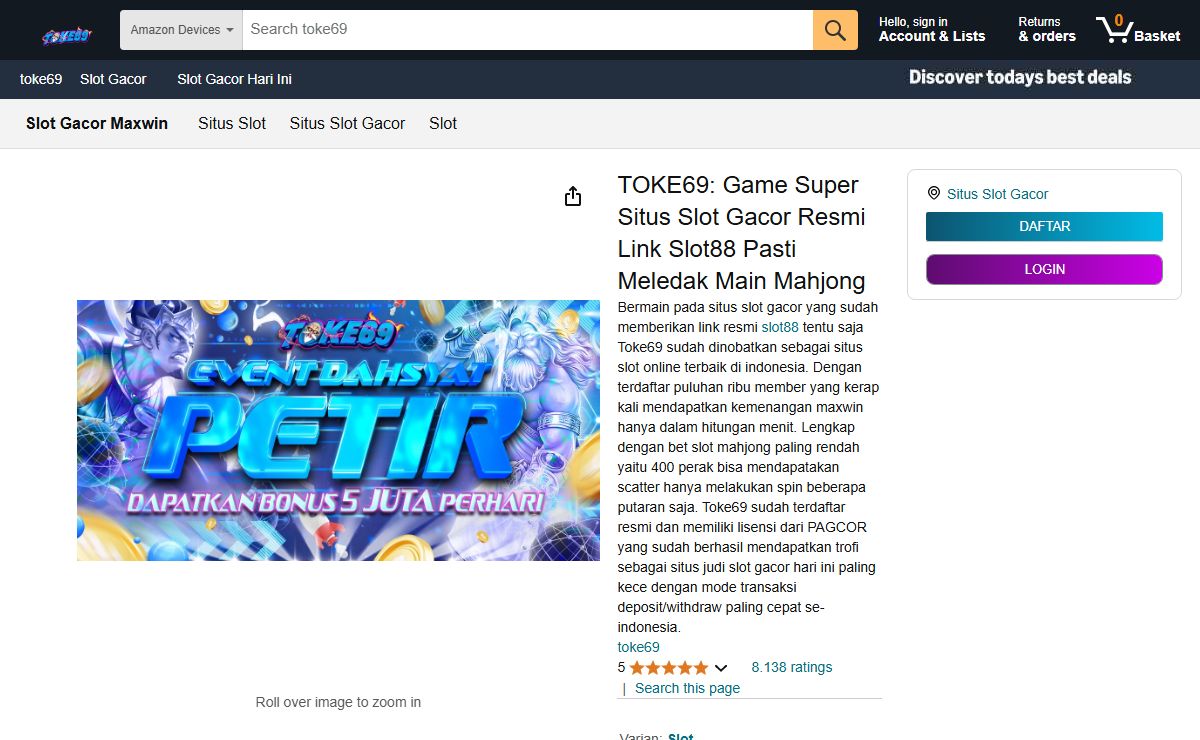 TOKE69: Game Super Situs Slot Gacor Resmi Link Slot88 Pasti Meledak Main Mahjong