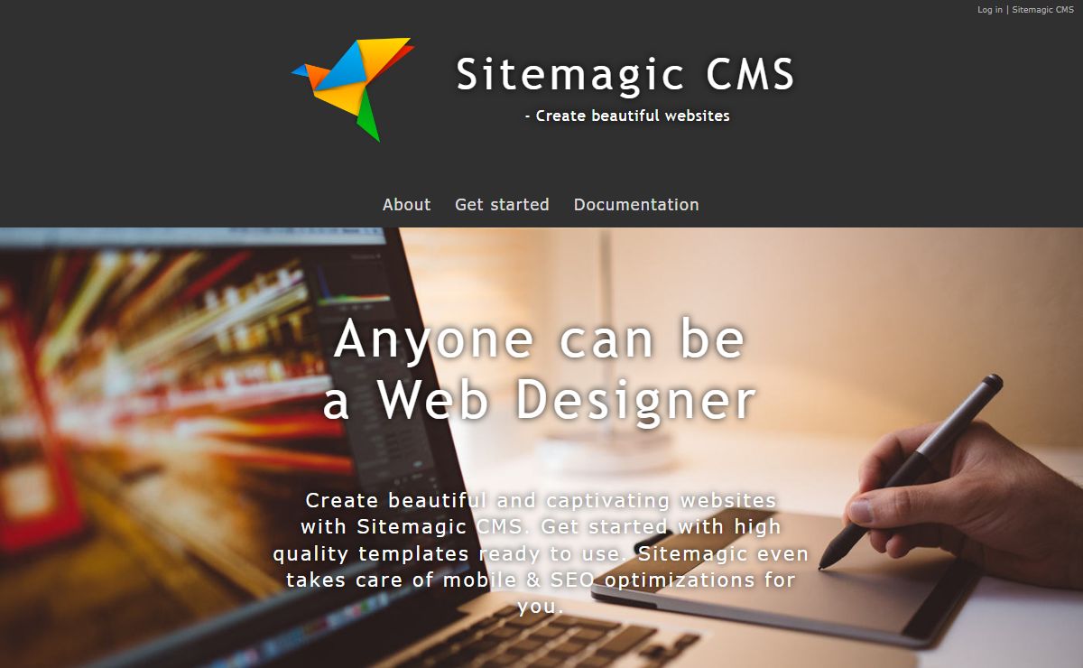 Sitemagic CMS - create beautiful websites