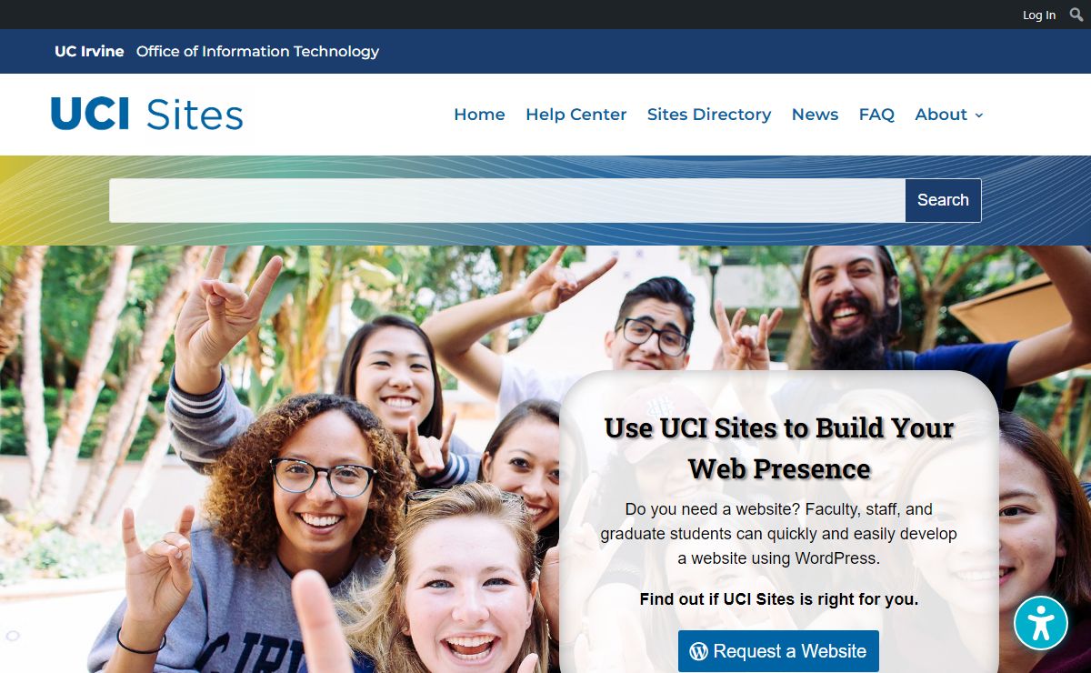 UCI Sites – Managed WordPress Web Hosting