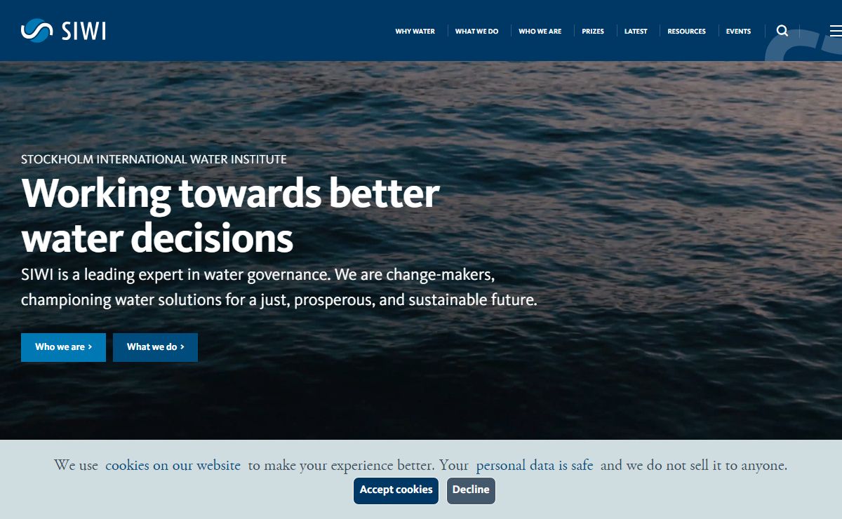 Stockholm International Water Institute | SIWI - Leading expert in water governance