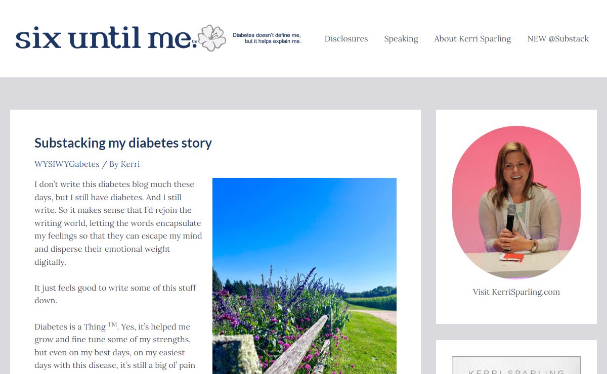 Diabetes doesn't define me, but it helps explain me.