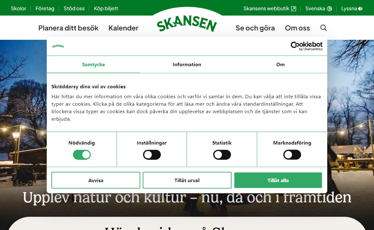 Skansen | Upplev natur och kultur - nu, då och i framtiden