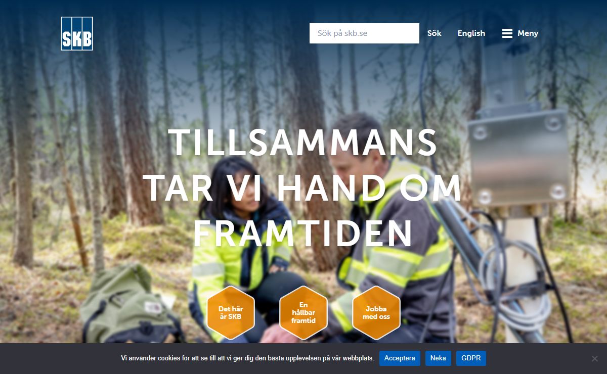 SKB - Vi tar hand om det svenska radioaktiva avfallet