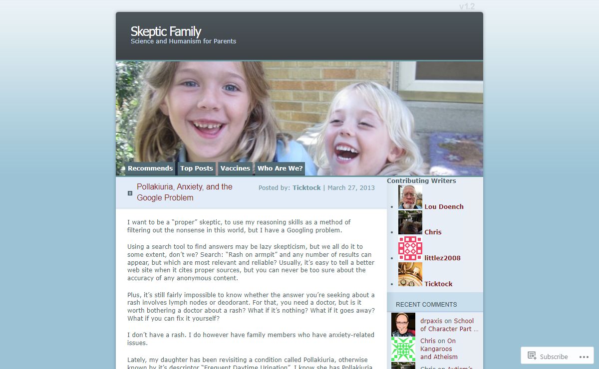 Skeptic Family | Science and Humanism for Parents