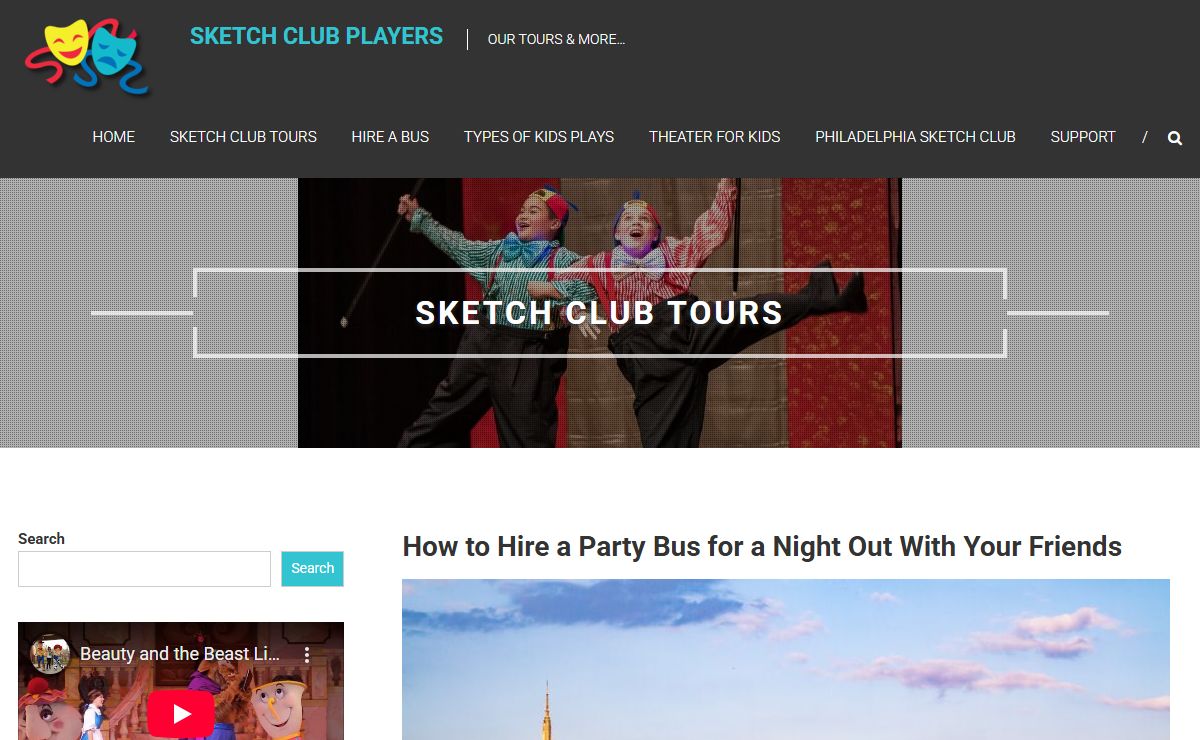 SKETCH CLUB PLAYERS – OUR TOURS & MORE…