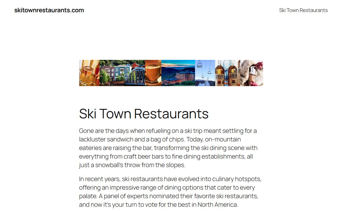 Ski Town Restaurants | Your Mountain Town Dining Guide