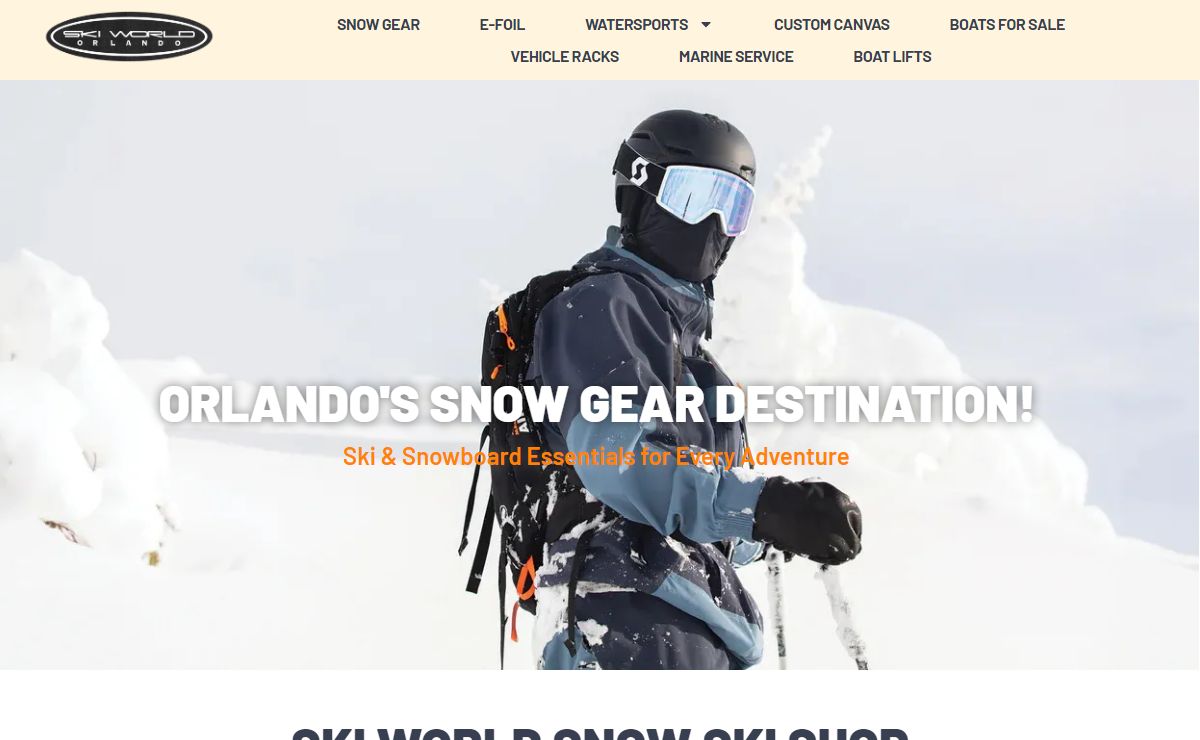 E-Foil | Snow Ski & Water Sports | Ski World Orlando | Orlando, FL