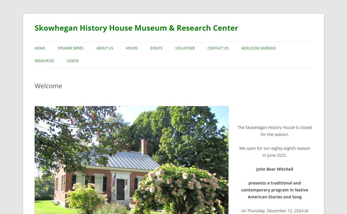 Skowhegan History House Museum & Research Center