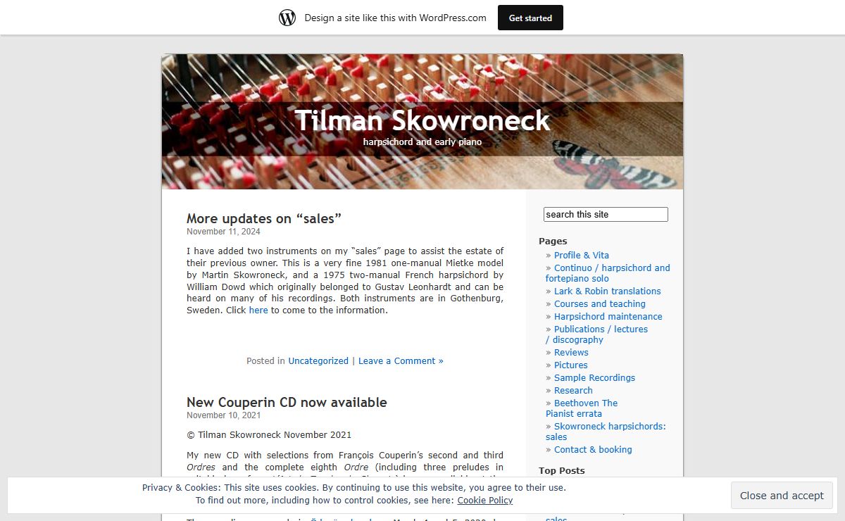 Tilman Skowroneck | harpsichord and early piano
