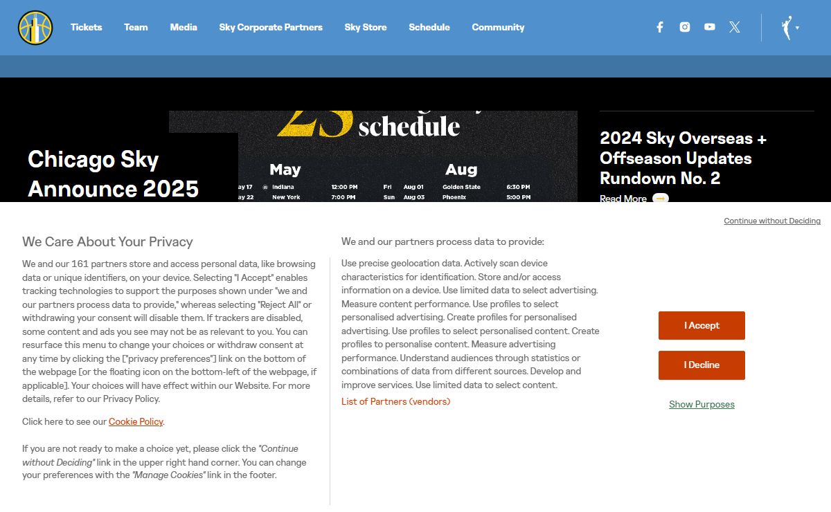 The Official Website of the Chicago Sky | WNBA