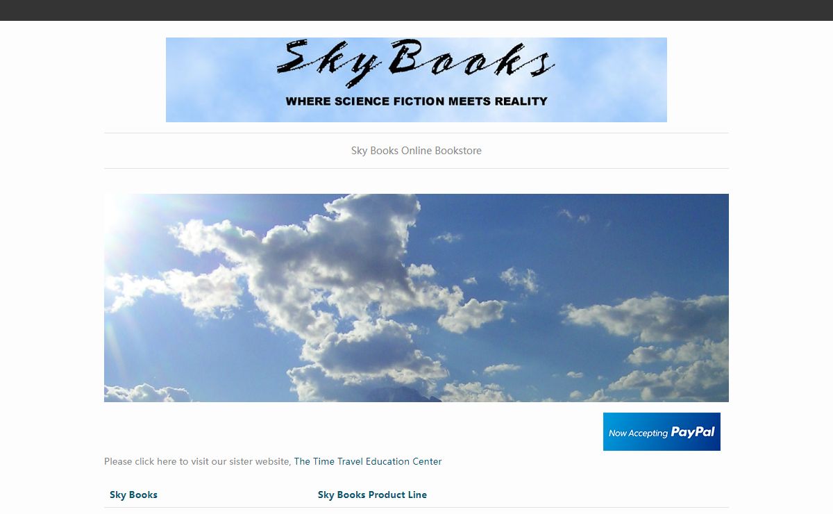 CLICK ON "SKY BOOKS PRODUCT LINE FOR BOOKS"