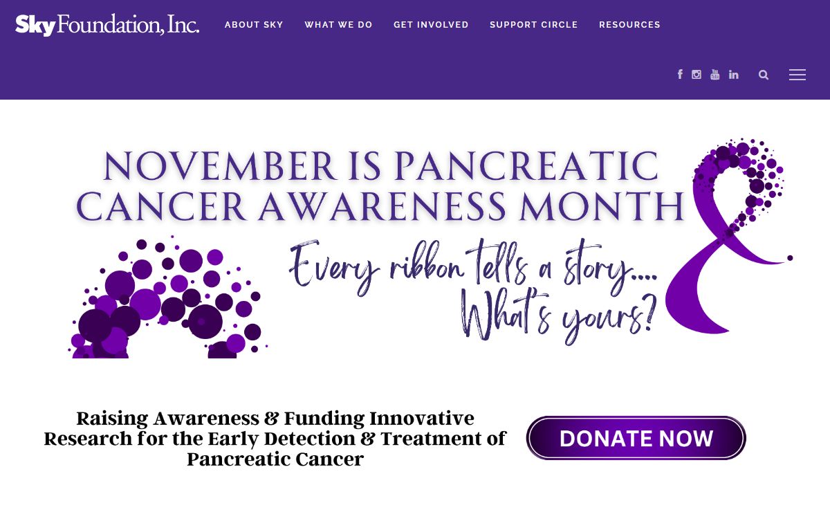 Pancreatic Cancer | Finding An Answer - Sky Foundation Inc