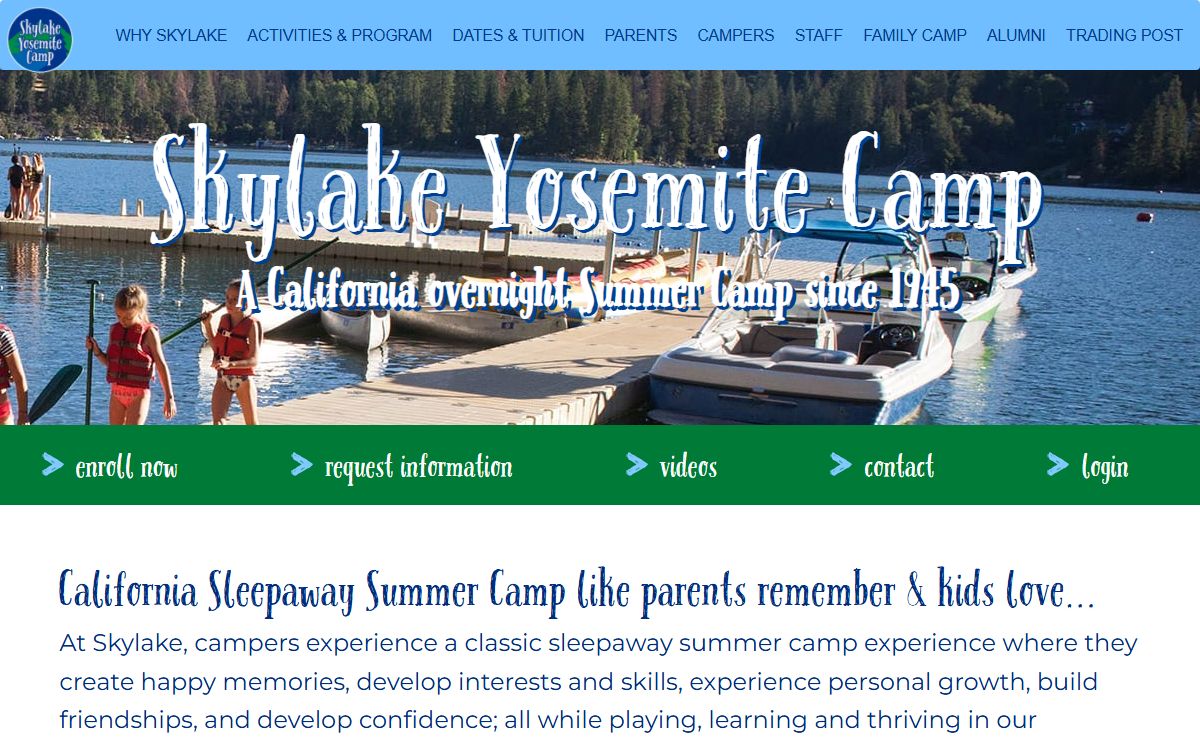 Skylake Yosemite Camp - California Summer Camp