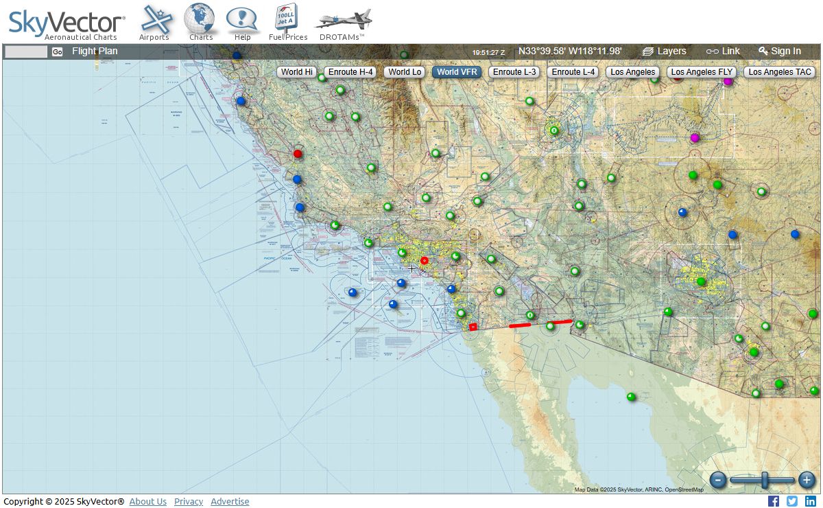 SkyVector: Flight Planning / Aeronautical Charts